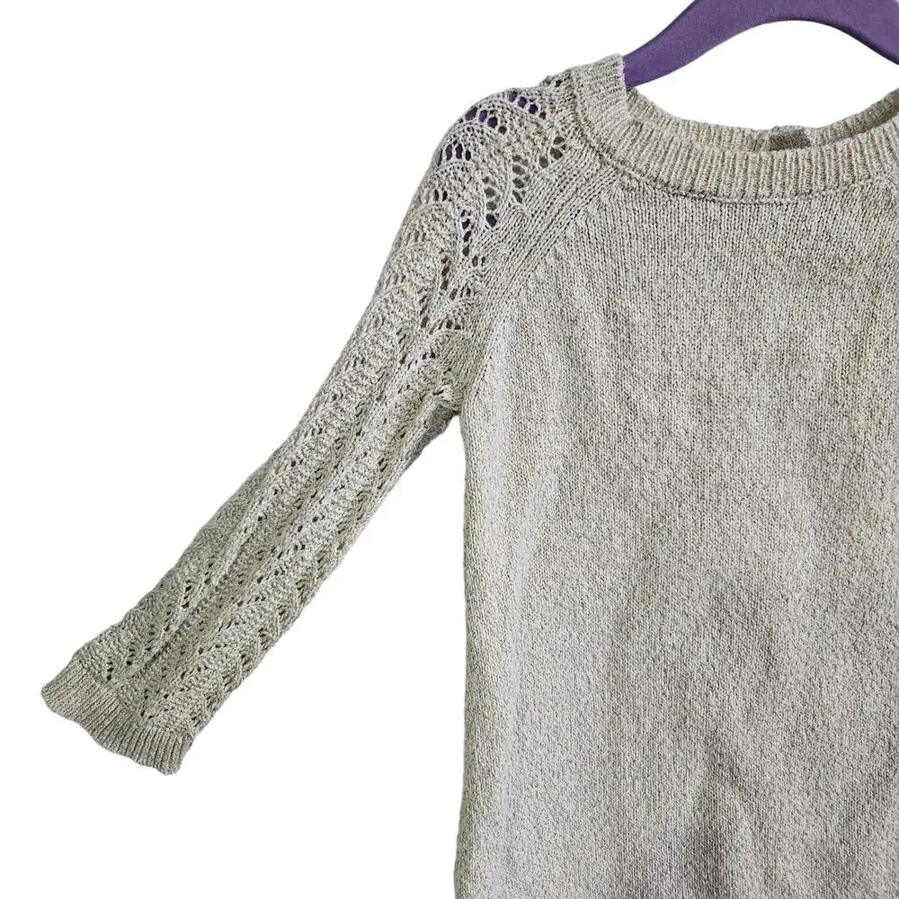 Oshkosh B'Gosh Cream Knit Sweater 4T